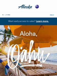 A Hawai‘i vacation for only $99 or 7，500 miles?