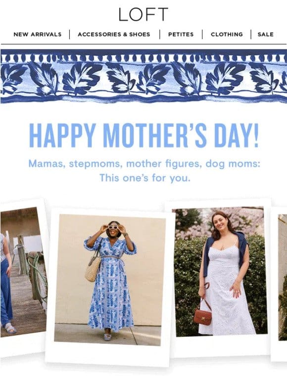 A Mother’s Day treat: 50% off today only