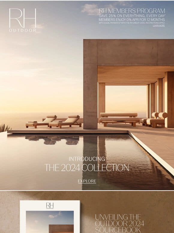 A New Perspective on Outdoor Living. The 2024 Collection.