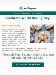A big celebration for World Baking Day