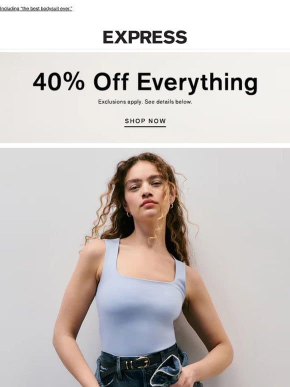 ALL 40% OFF | Those new tops you wanted? Right here