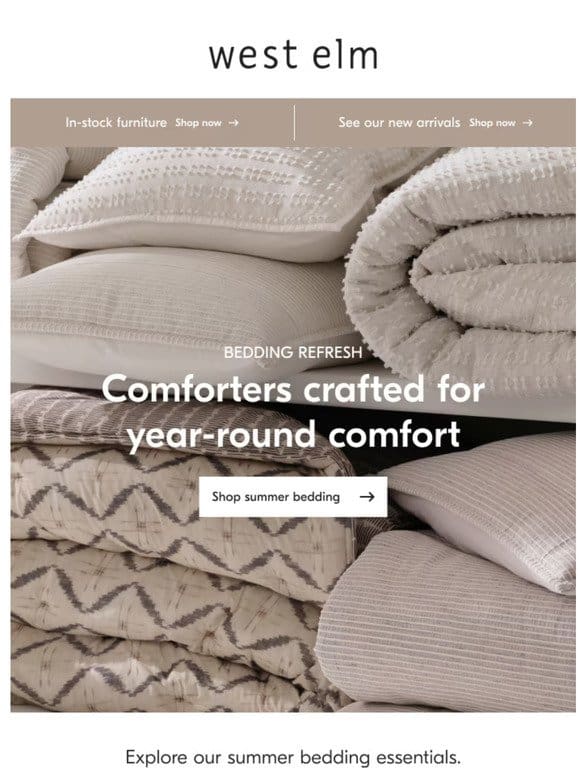 ALL your summer bedding musts