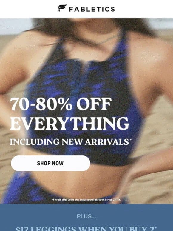 ALREADY IN YOUR CART: 70-80% Off Everything