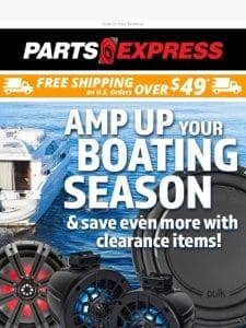 AMP UP YOUR BOATING SEASON