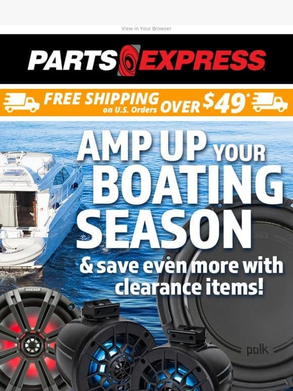 AMP UP YOUR BOATING SEASON