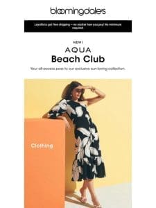 AQUA Beach Club: Now accepting new members
