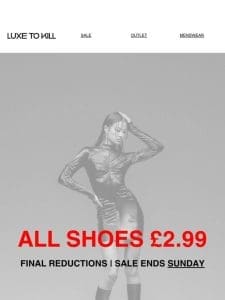 ATTENTION ⚠️ ALL SHOES £2.99