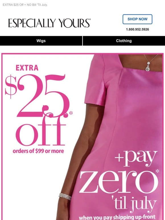 ATTN Fashionistas: Save Now， Pay Later!