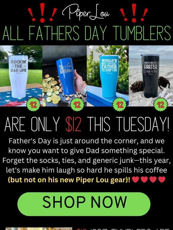 Act Fast! $10 Tuesday Deals Dad Will Love – Limited Time Only!