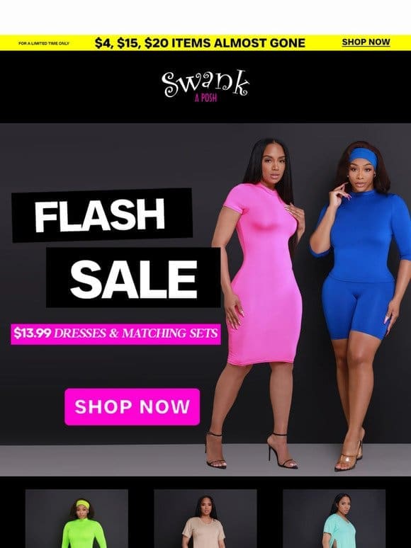 Act Fast: $13.99 Sets & Dresses Selling Out Fast!