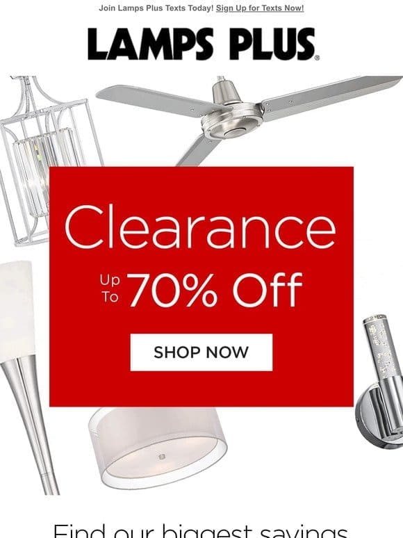 Act Fast Before Your Clearance Style Sells Out