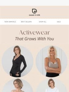 Activewear that grows with you