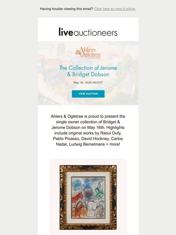 Ahlers & Ogletree Auction Gallery | The Collection of Jerome & Bridget Dobson