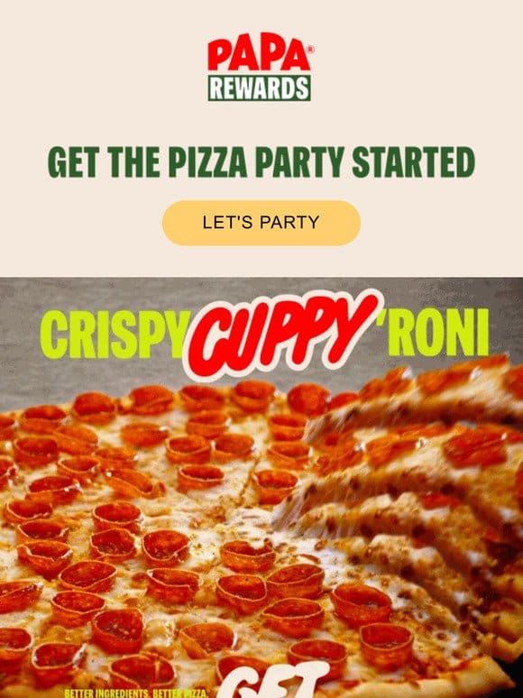 Ain’t no party like a pizza party
