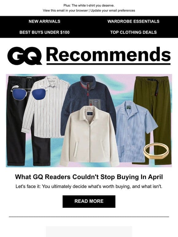 All the Menswear GQ Readers Couldn’t Stop Buying in April