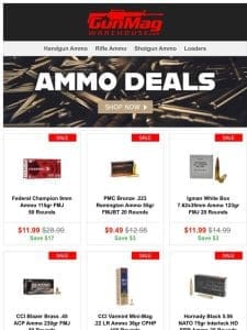 Ammo For All Shooting Occasions | Federal Champion 9mm 115gr 50rd Box for $12