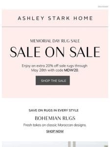 An Extra 20% Off Rugs in Every Style