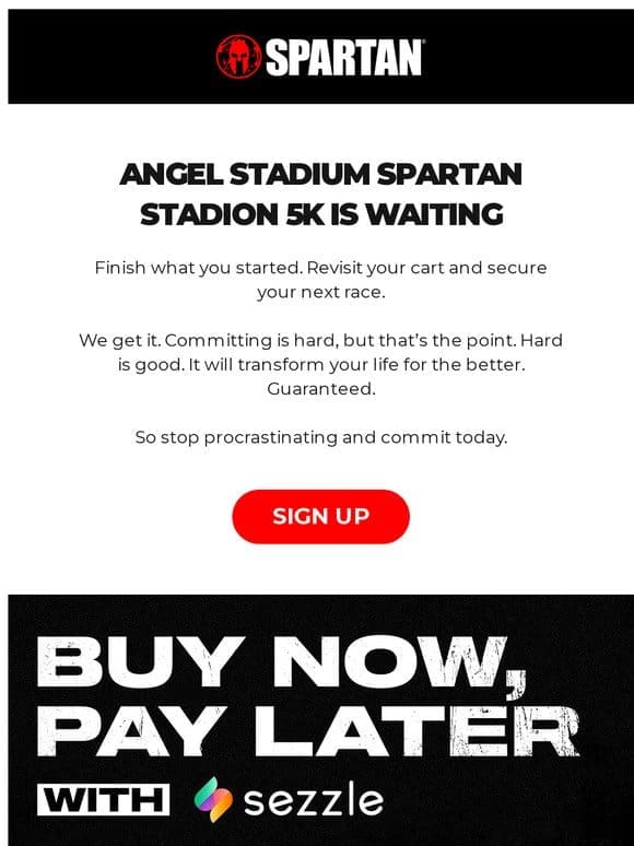 Angel Stadium Spartan Stadion 5K is waiting