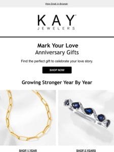 Anniversary Gifts to Celebrate Your Love Story