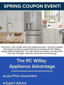 Appliance Coupon Savings!