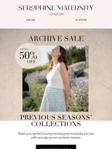 Archive Sale – Dresses from $39