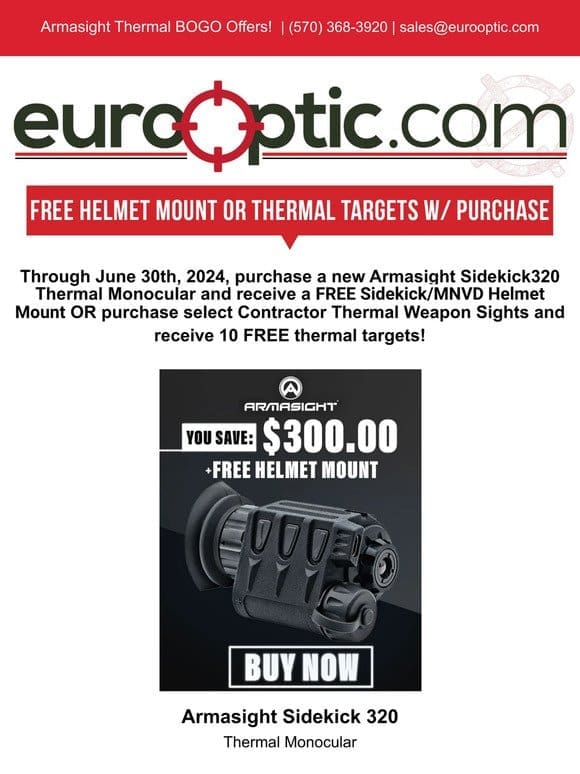 Armasight Thermal BOGO Offers!
