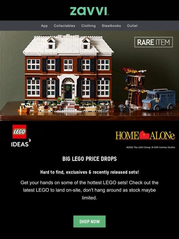BIG LEGO Price Drops! [Home Alone & DeLorean!]