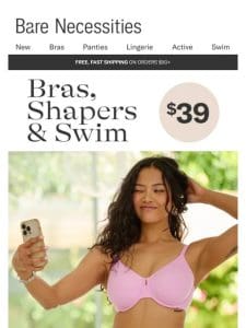 BN Exclusive: $39 Bras， Shapers AND Swim!