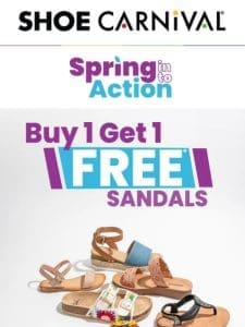 BOGO Free Sandals are the ultimate summer staple ??