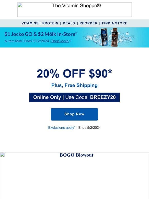 BREEZY20 saves you 20% now