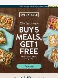 BUY 5， Get 1 Free + Free Delivery