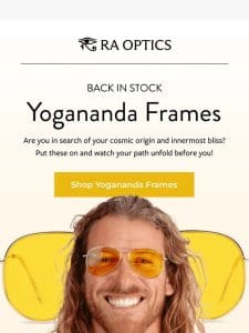 ? Back in Stock: Yogananda Frames!