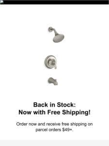 Back in stock – now make them yours