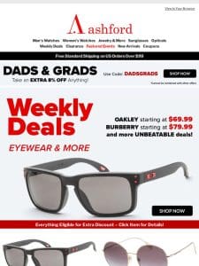 Beat the Heat with our Coolest Weekly Eyewear Deals!