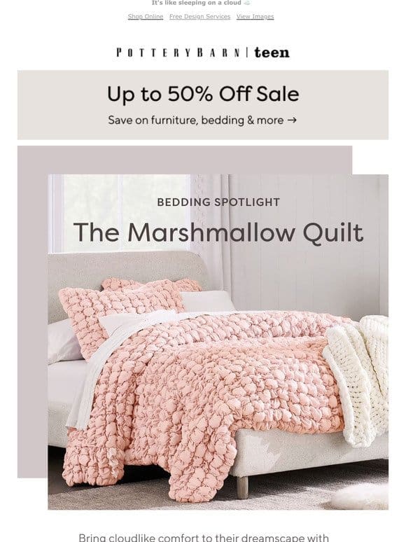 Bedding spotlight: the Marshmallow Quilt