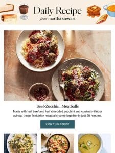 Beef-Zucchini Meatballs