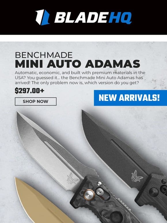 Benchmade’s new standout automatic for EDC!