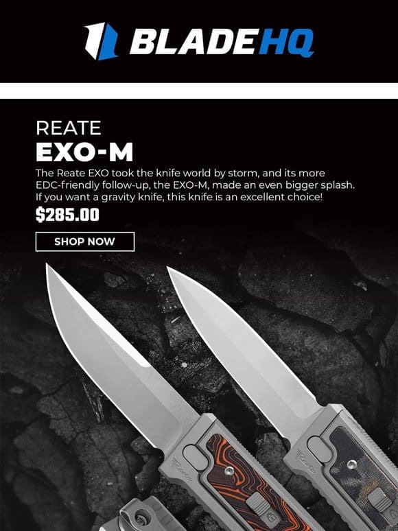 Bend gravity to your will with the Reate EXO-M!