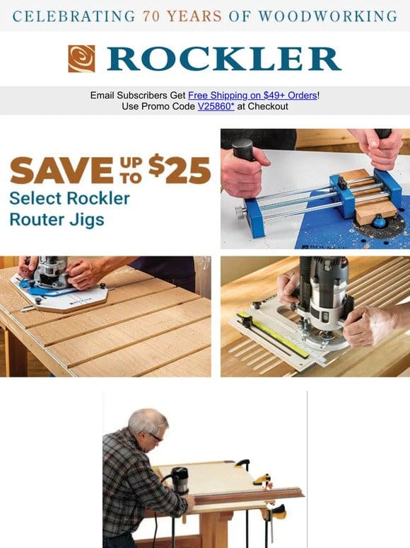 Big Savings on Routing & Power Tool Specials Start Today!