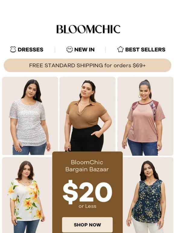 BloomChic Bargain Bazaar Is Here!