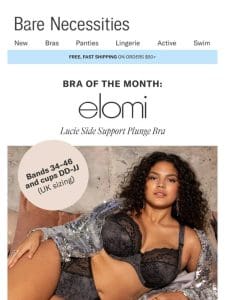 Bra Of The Month: Elomi Lucie Side Support Plunge Bra