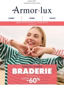 Braderie : Dernier jour pour la livraison offerte !