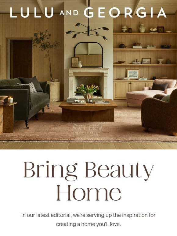 Bring Beauty Home