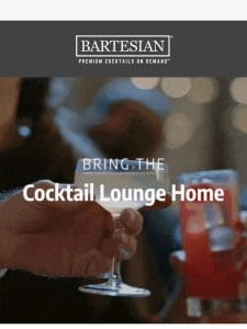Bring the Cocktail Lounge Home