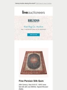 Bruhns Auction Gallery | Kian Rug Co. Auction