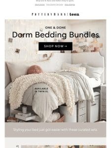 Building your dorm bed just got easier…