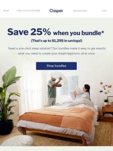 Bundle and save up to $1，295!