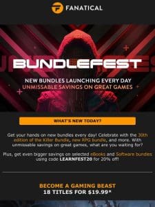Bundlefest is back!