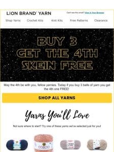 Buy 3 Skeins & Get the 4th FREE!
