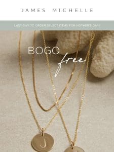 Buy One Initial Disc Necklace， Get One FREE ?
